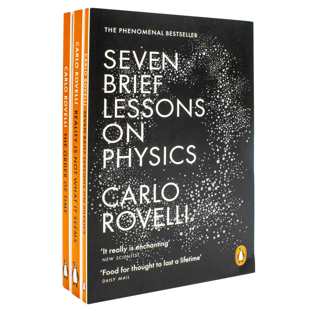 Carlo Rovelli Collection – 3 Book Set: Reality Is Not What It Seems, The Order of Time & Seven Brief Lessons on Physics - By Carlo Rovelli - Paperback