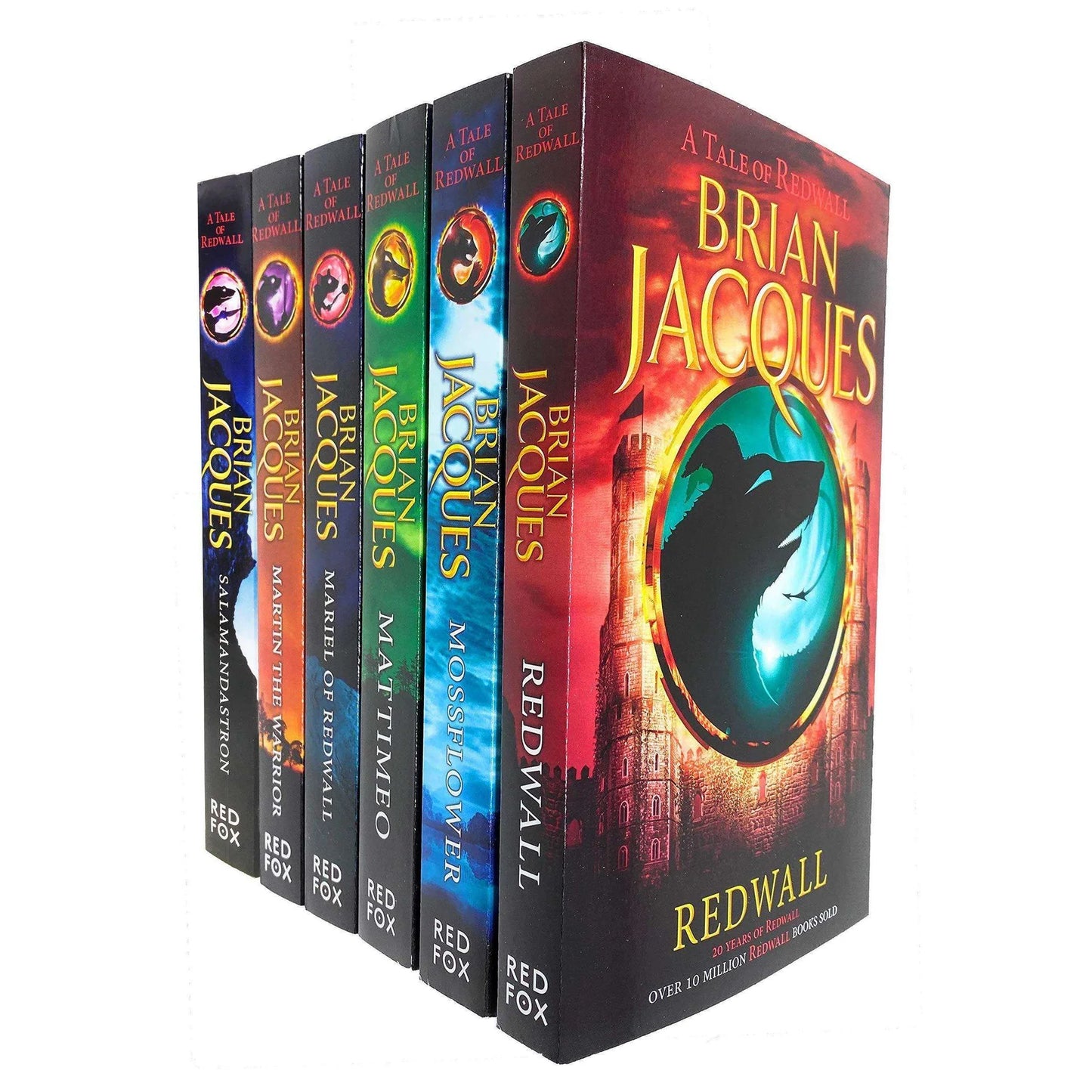 Redwall – Books 1–6 Collection Set: Epic Fantasy Adventure with Talking Animals & Heroic Quests - By Brian Jacques