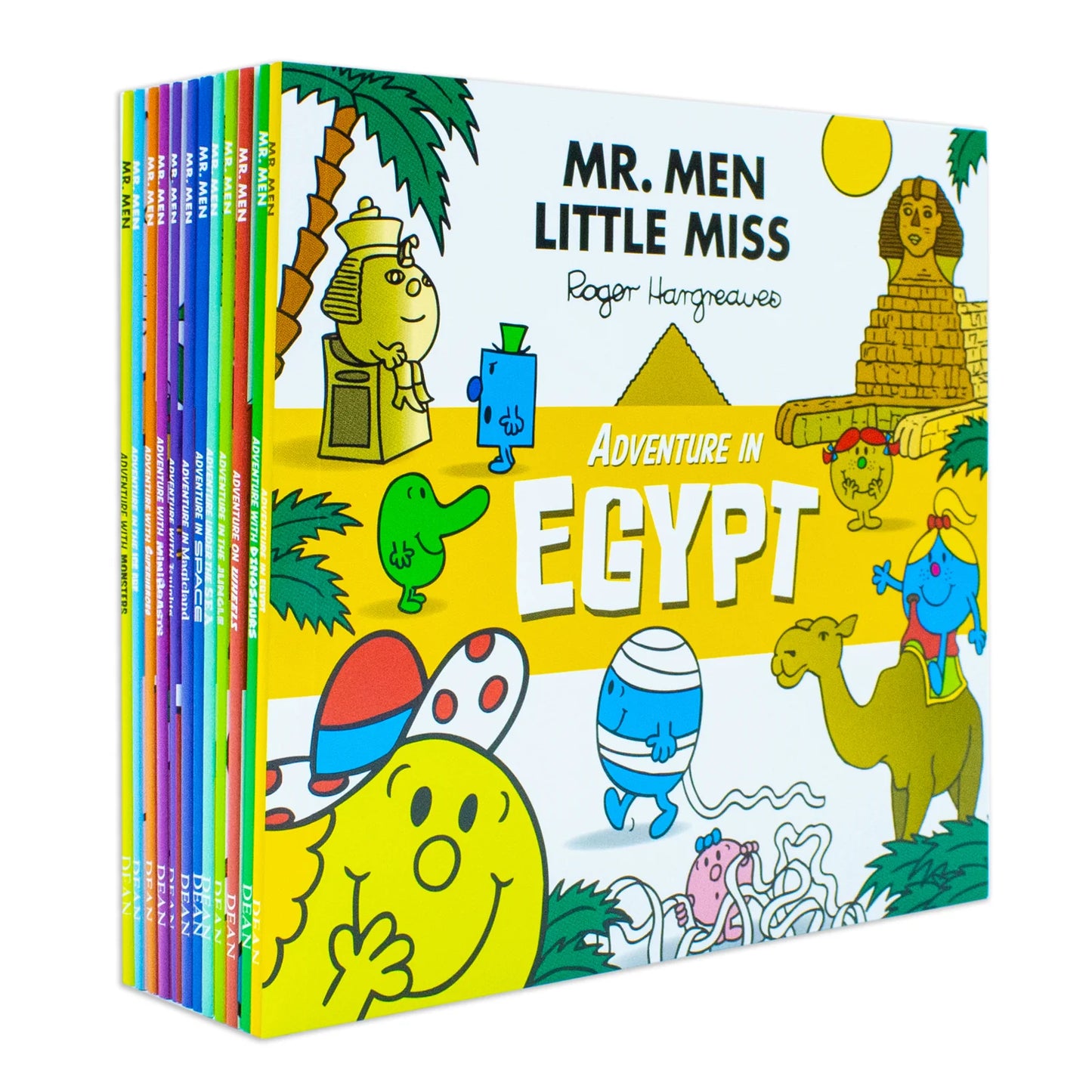 Mr. Men & Little Miss Adventures – 12 Book Collection Box Set: Monsters, Dinosaurs, Space & More - By Roger Hargreaves - Paperback