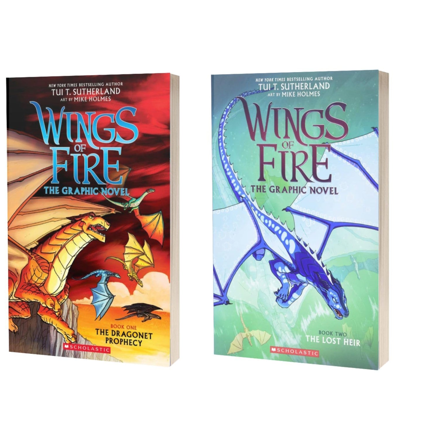 Wings of Fire Graphic Novels (10 Books) Series Set Graphix (Books 1-9 + Darkstalker)
