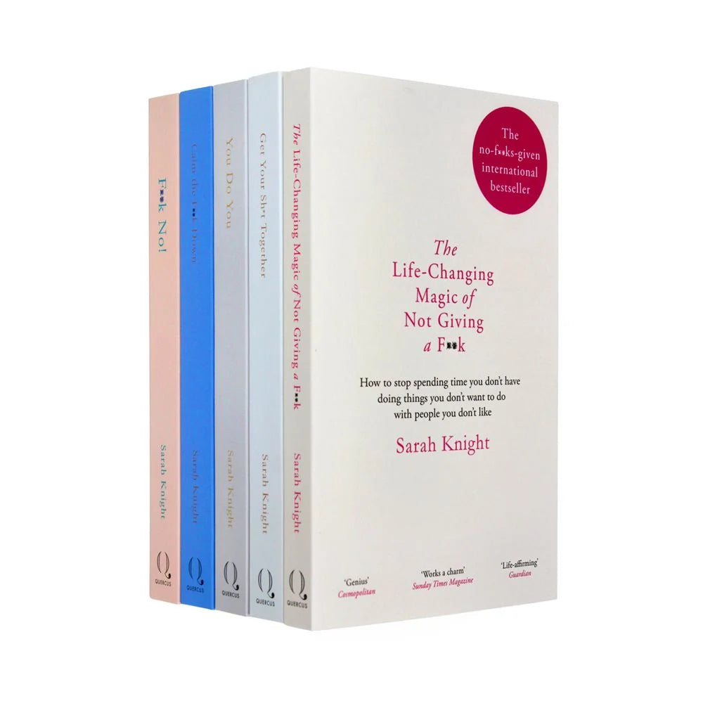 The No Fcks Given Guide – 5 Book Collection Set: The Life-Changing Magic of Not Giving a Fck & More - By Sarah Knight