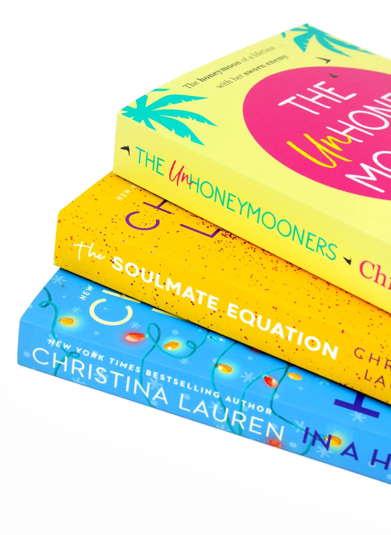 Christina Lauren Collection – 3 Book Set: The Unhoneymooners, In a Holidaze & The Soulmate Equation - By Christina Lauren - Paperback