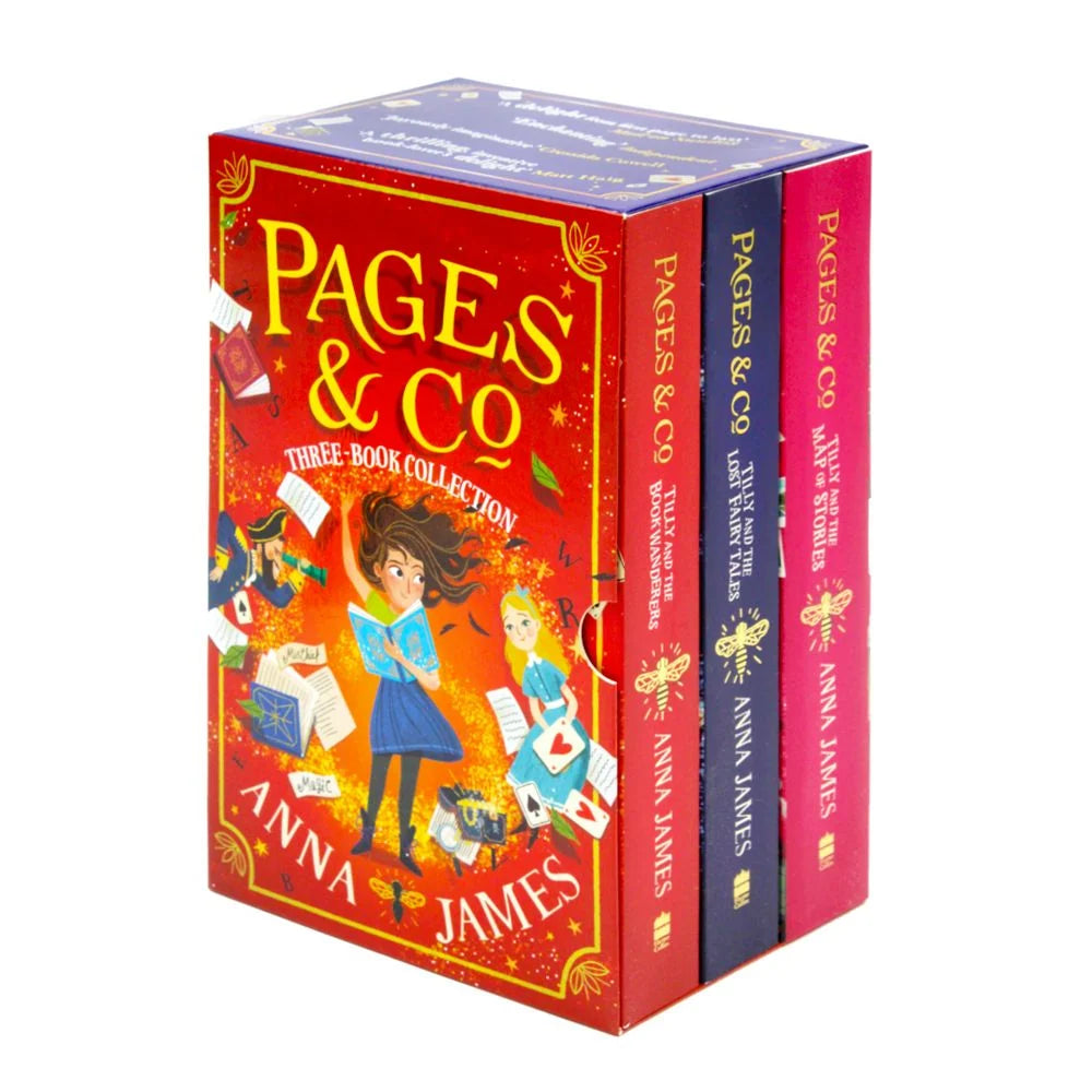 Pages & Co. – 3 Book Collection Slipcase Set: Tilly and the Bookwanderers Trilogy - By Anna James