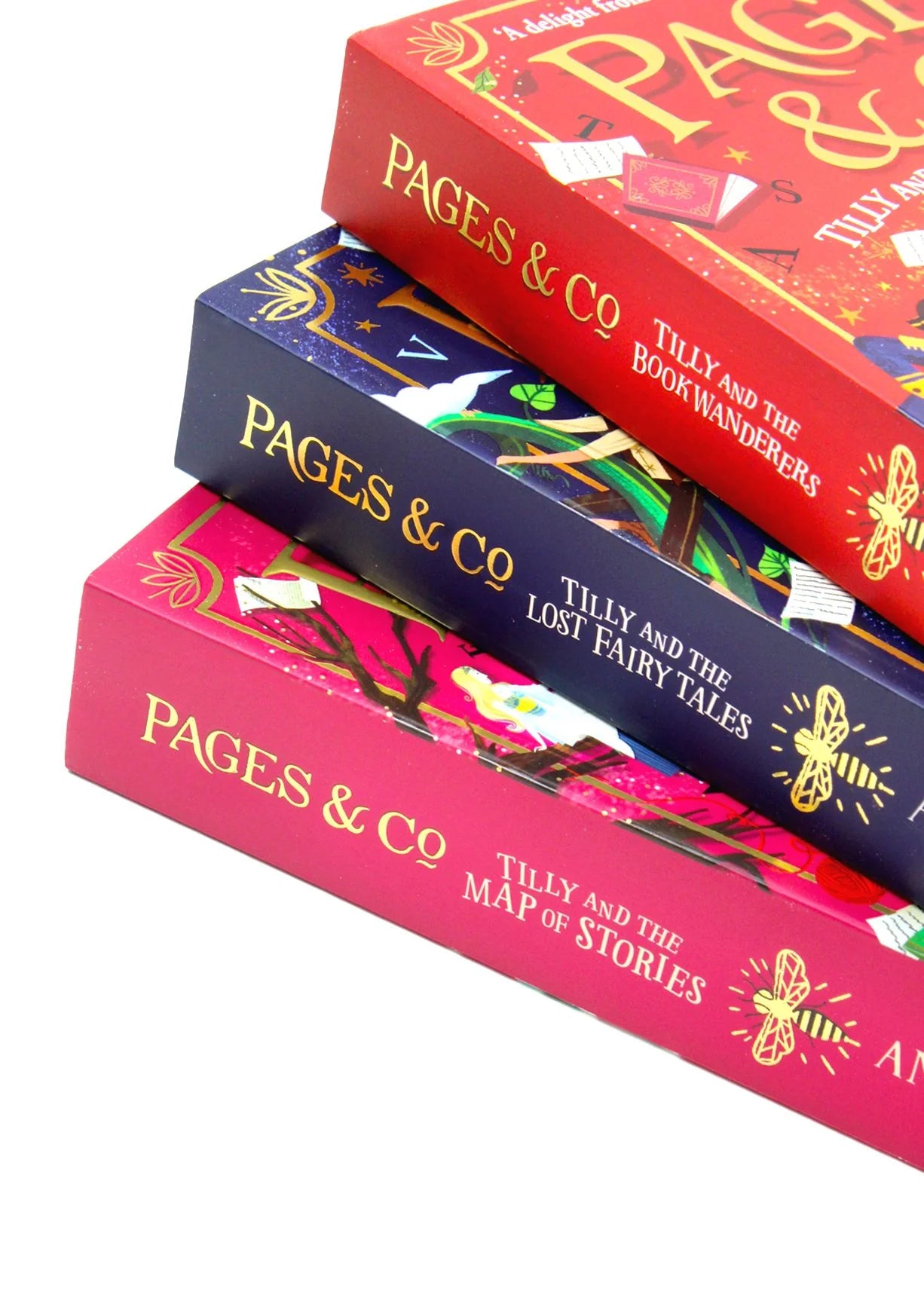 Pages & Co. – 3 Book Collection Slipcase Set: Tilly and the Bookwanderers Trilogy - By Anna James