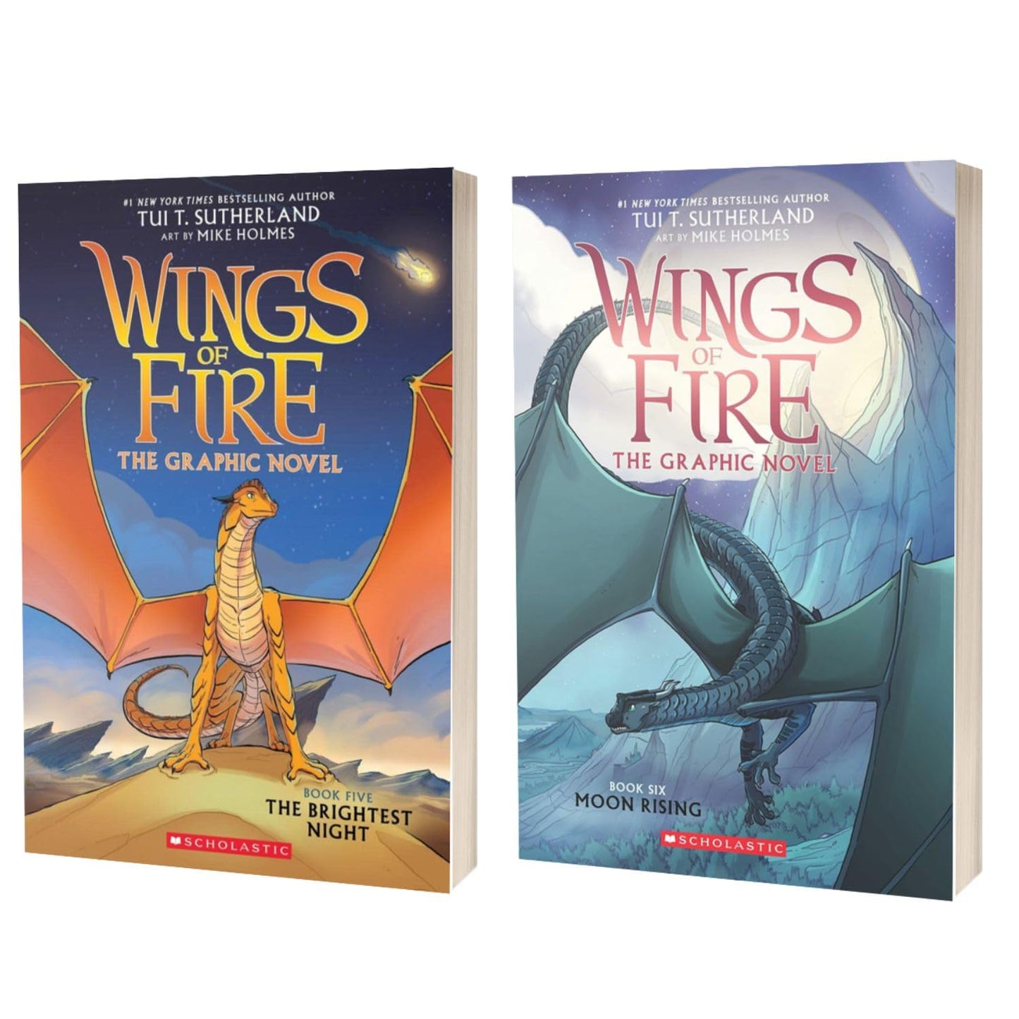 Wings of Fire Graphic Novels (10 Books) Series Set Graphix (Books 1-9 + Darkstalker)