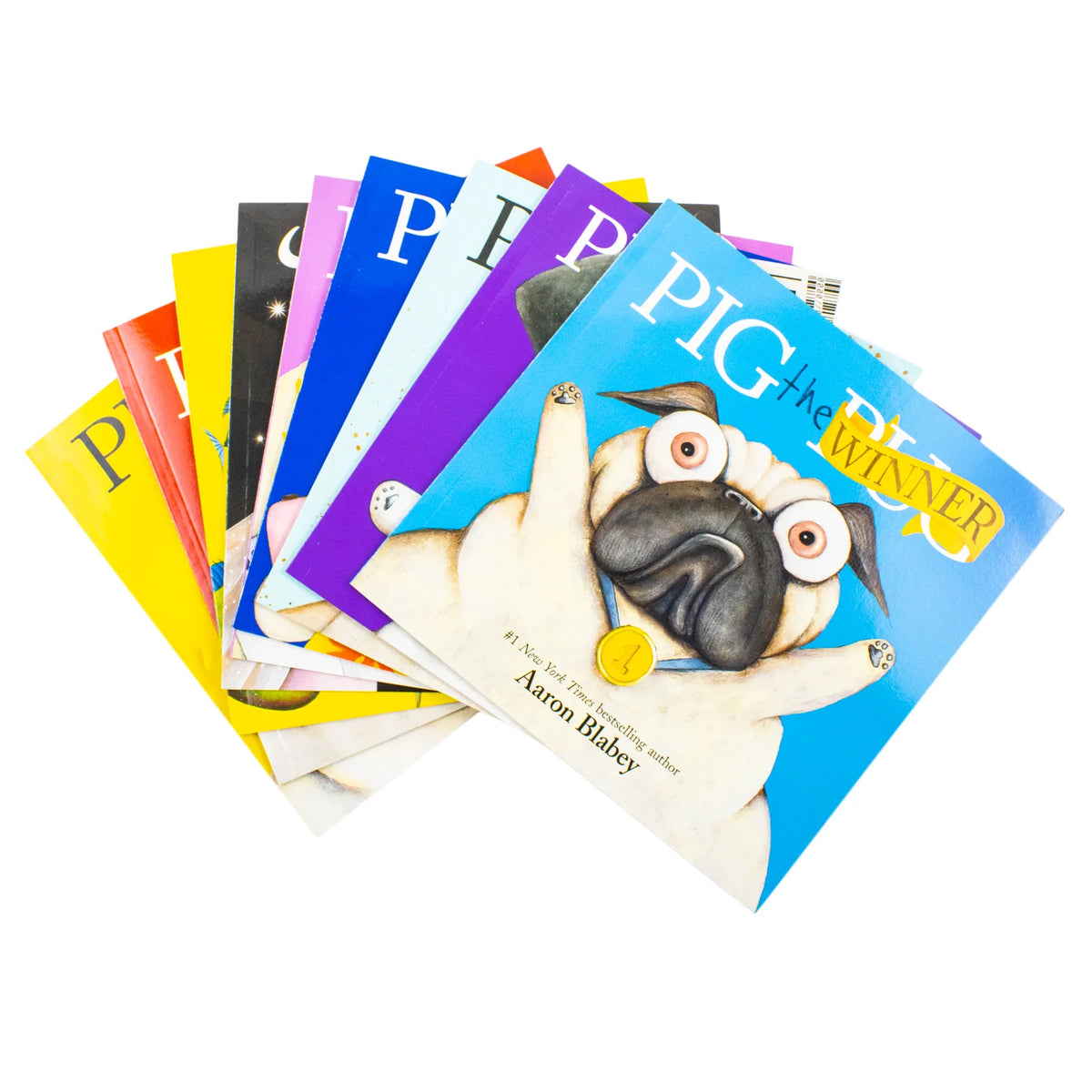 Pig the Pug & Friends Collection – 9 Book Box Set: Pig the Pug, Pig the Fibber, Pig the Winner & More - By Aaron Blabey - Paperback