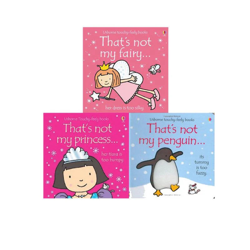 That's Not My Collection – 3 Book Set: Fairy, Princess & Penguin - By Fiona Watt - Board Book