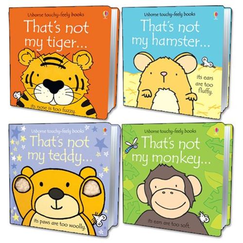 Four Touchy Feely Books Scholastic Package [Hardcover] [Jan 01, 2013] Usborne