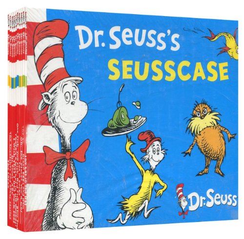 Dr Seuss Travel Case Collection With 10 Reading Books Set Pack [Paperback] [Jan