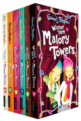 Malory Towers 6 books Collection Pack, 7-12 (Fun & Games At Malory Towers; Goodb