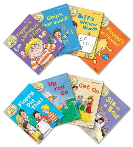 Oxford Reading Tree Read with Biff, Chip, and Kipper: Level 1: Pack of 8 [May 12