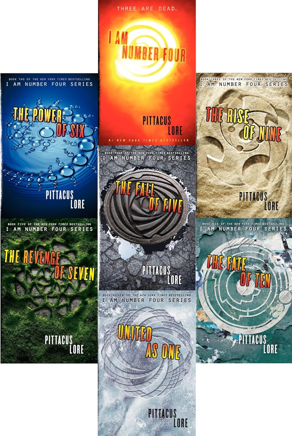 Lorien Legacies Series 7 Books Collection Set By Pittacus Lore I Am Number