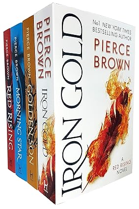 Red Rising Series 4 Books Collection Set by Pierce Brown (paperback)