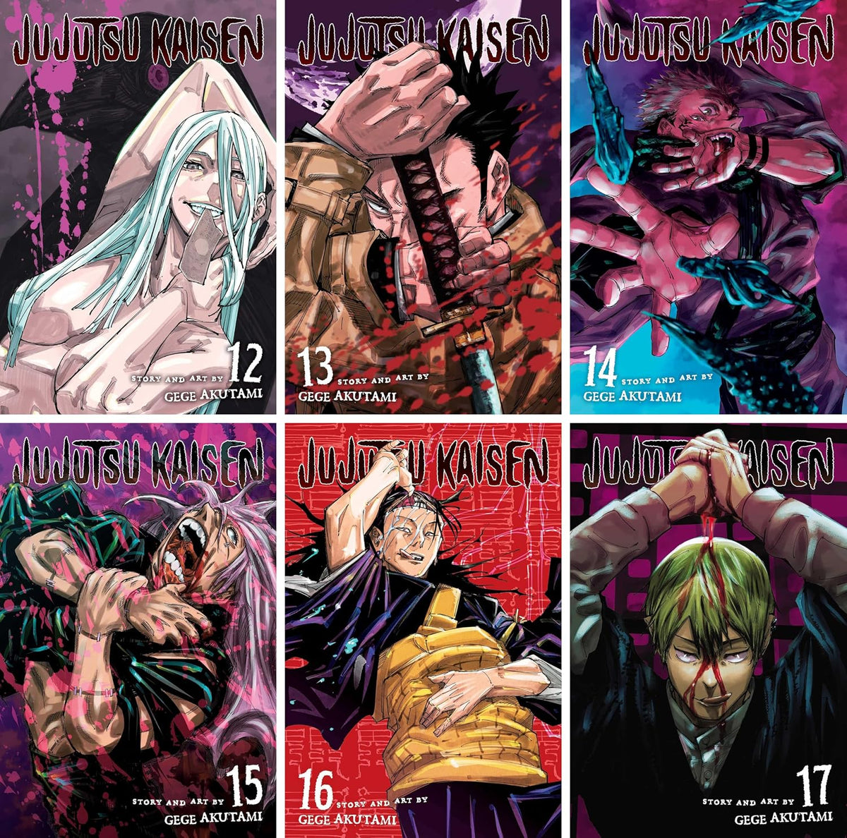 Jujutsu Kaisen – Complete 34 Book Manga Collection: Volumes 0–30, Official Character Guide & More - By Gege Akutami - Paperback