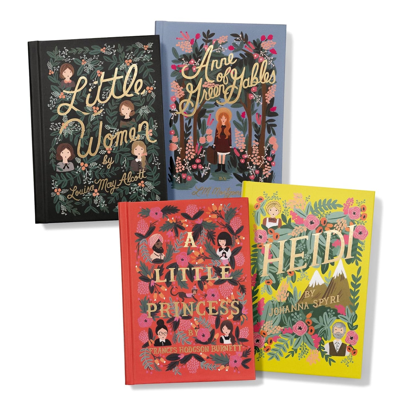 The Puffin in Bloom 4-Book Collection: Anne of Green Gables, Heidi, Little Women, and a Little Princess