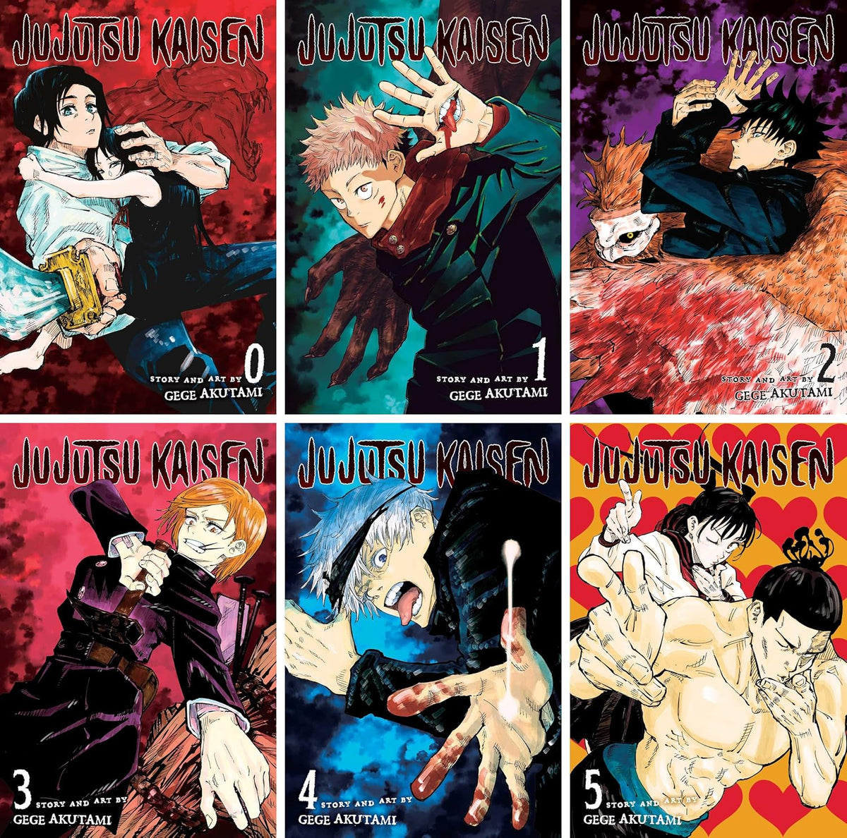 Jujutsu Kaisen – Complete 34 Book Manga Collection: Volumes 0–30, Official Character Guide & More - By Gege Akutami - Paperback