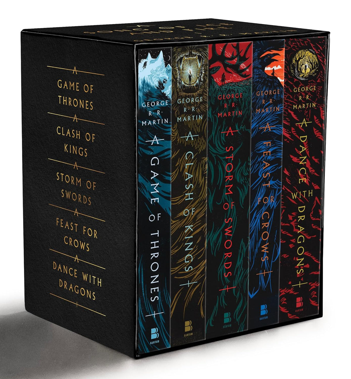 A Song of Ice and Fire – 5 Book Boxed Set: A Game of Thrones, A Clash of Kings & More - By George R. R. Martin - Paperback