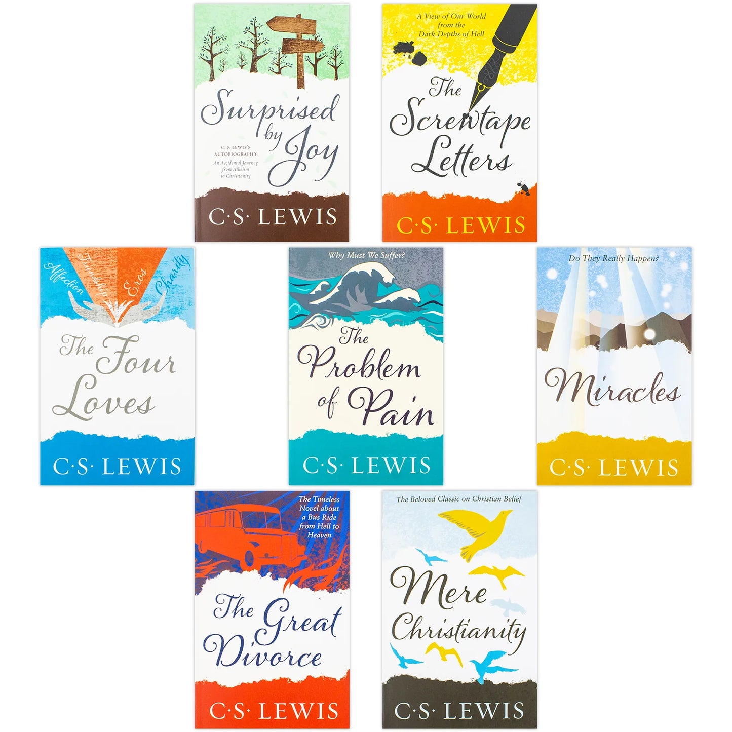 C. S. Lewis Signature Classics Collection – 7 Book Set: Mere Christianity, The Screwtape Letters & More - By C. S. Lewis - Paperback