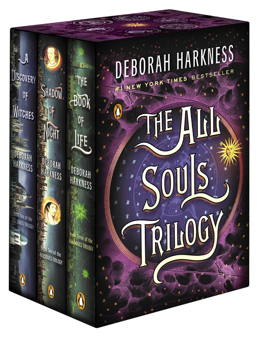 Deborah Harkness All Souls Series Trilogy Book Collection Set: A Discovery of Witches, Shadow of Night, The Book of Life - Paperback Boxed Set