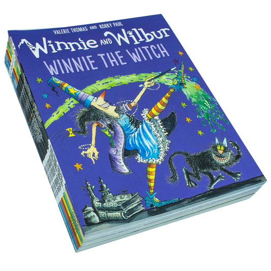 Winnie the Witch's Big Box of 16 Books - By Laura Owen - Paperback