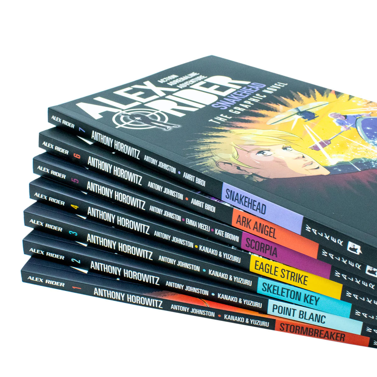 Alex Rider 7 Alex Rider The Graphic Novel Collection 7 Books Set - by Anthony Horow ...