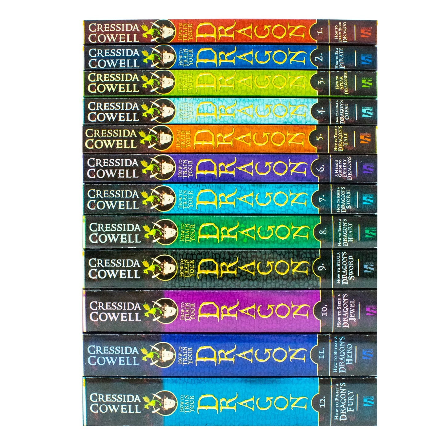 How to Train Your Dragon Collection – 12 Book Set: Complete Series - By Cressida Cowell - Paperback
