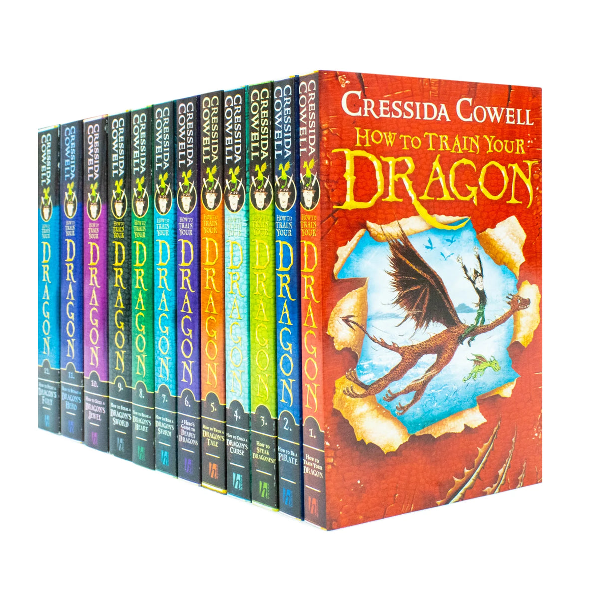 How to Train Your Dragon Collection – 12 Book Set: Complete Series - By Cressida Cowell - Paperback