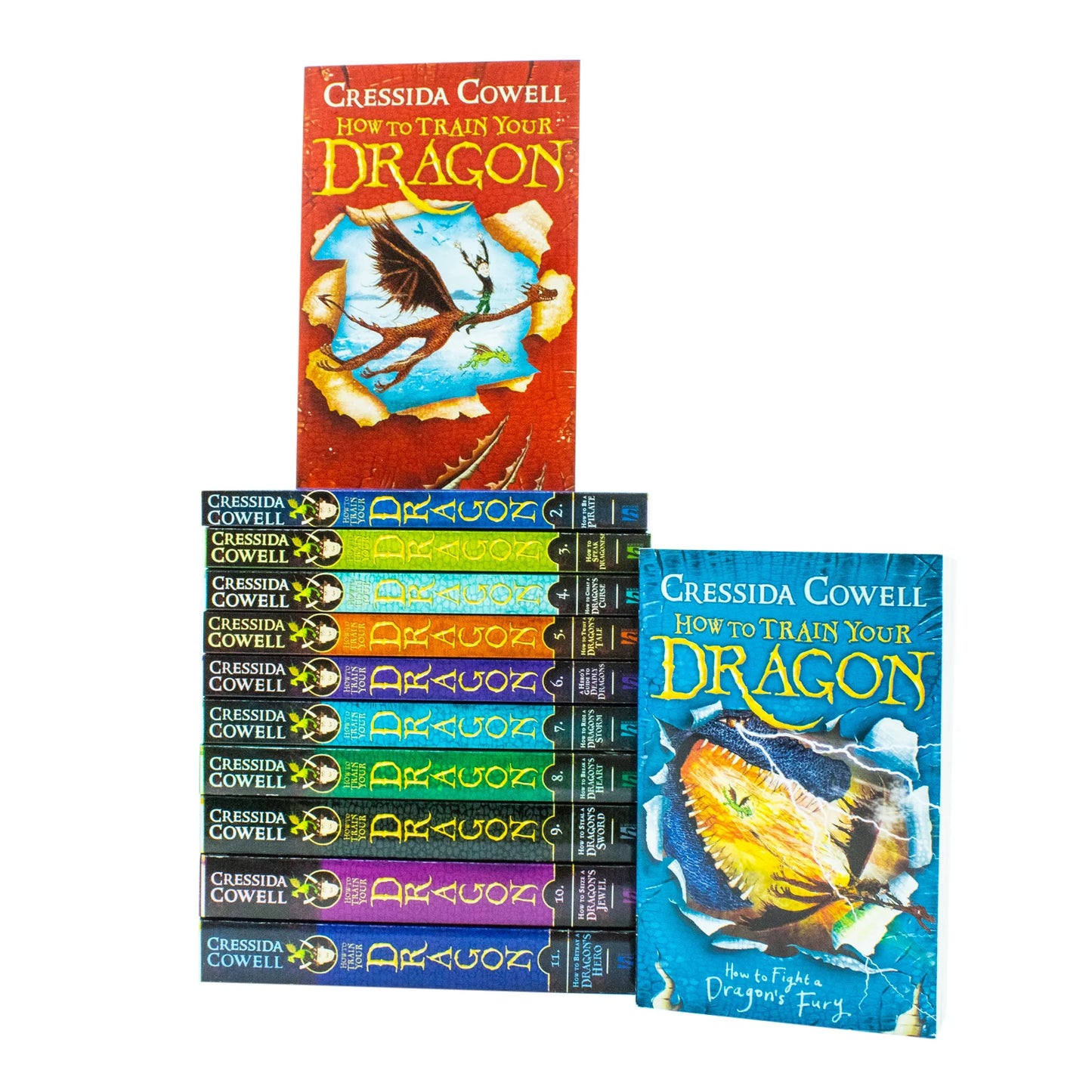 How to Train Your Dragon Collection – 12 Book Set: Complete Series - By Cressida Cowell - Paperback