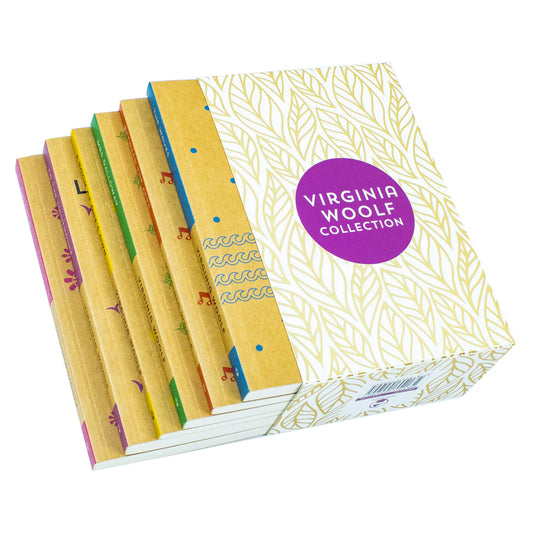 Virginia Woolf Six Book Set: Between the Acts, The Waves, Orlando, To the Lighthouse, A Room With a View, Mrs Dalloway