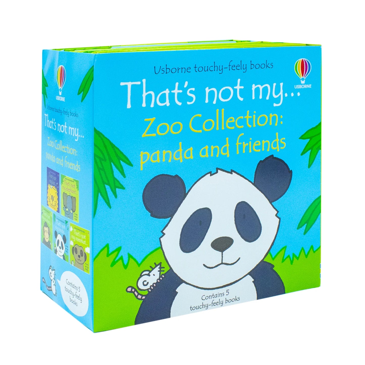 That's Not My Zoo Collection Set 3 – 5 Book Set: Panda and Friends - By Fiona Watt - Hardcover