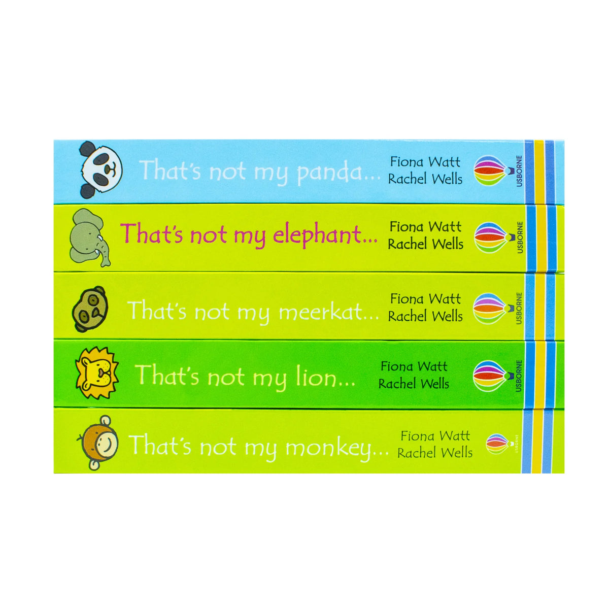 That's Not My Zoo Collection Set 3 – 5 Book Set: Panda and Friends - By Fiona Watt - Hardcover