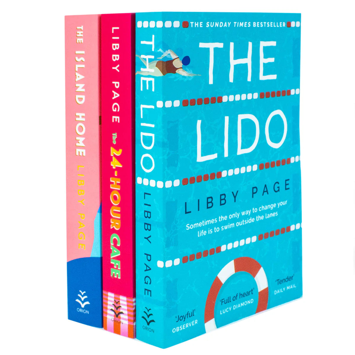 Three Book Set: The Lido, The 24 Hour Cafe, The Island Home by Libby Page - Paperback