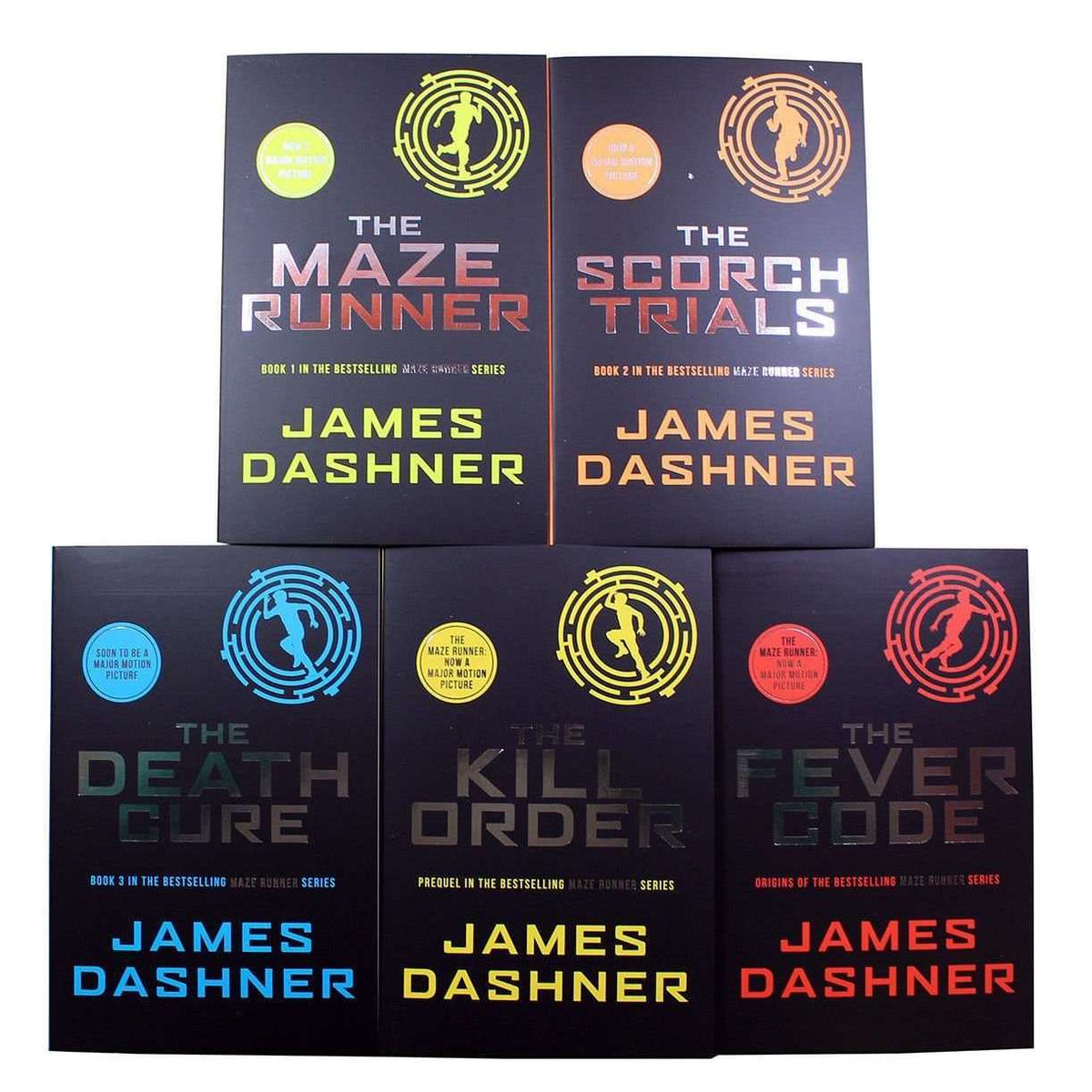 Maze Runner Series – Complete 5 Book Collection: The Maze Runner, The Scorch Trials, The Death Cure & More - By James Dashner - Paperback