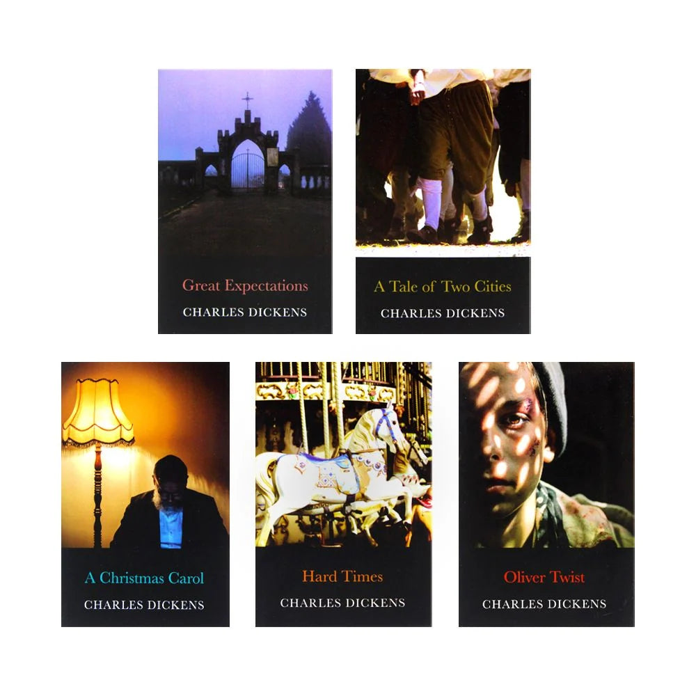 Charles Dickens Collection – 5 Book Box Set: Major Works of Classic Victorian Fiction - By Charles Dickens - Boxed Set - Paperback