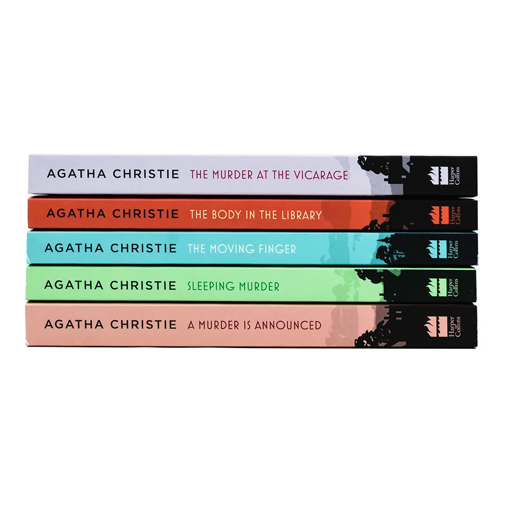 Miss Marple Mysteries – 5 Book Collection: The Murder at the Vicarage, The Body in the Library & More - By Agatha Christie - Paperback