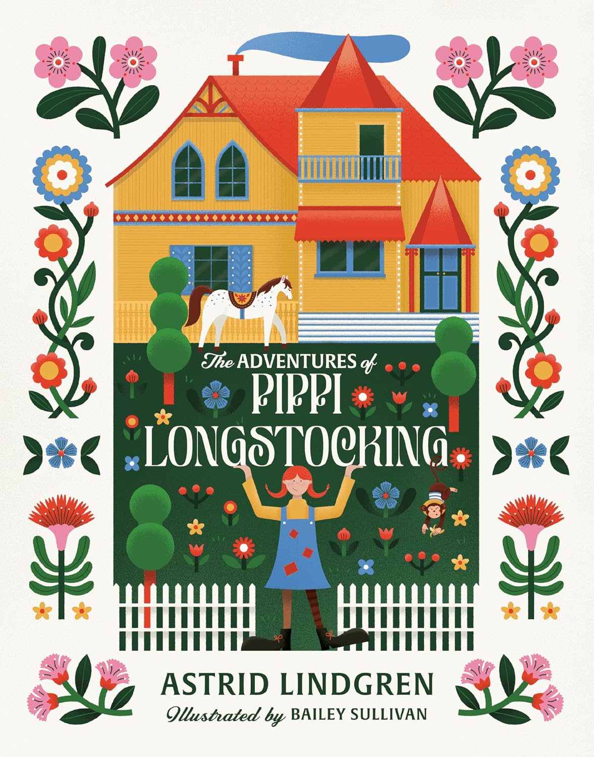 The Adventures of Pippi Longstocking – 3 Classic Pippi Stories in One Volume: Pippi Longstocking, Pippi Goes on Board & Pippi in the South Seas - By Astrid Lindgren - Hardcover