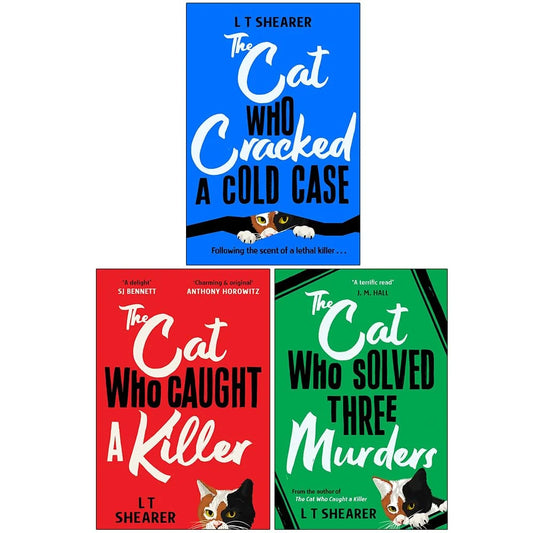 Conrad the Cat Detective – 3 Book Set: The Cat Who Caught a Killer, The Cat Who Solved Three Murders & The Cat Who Cracked a Cold Case - By L T Shearer - Paperback