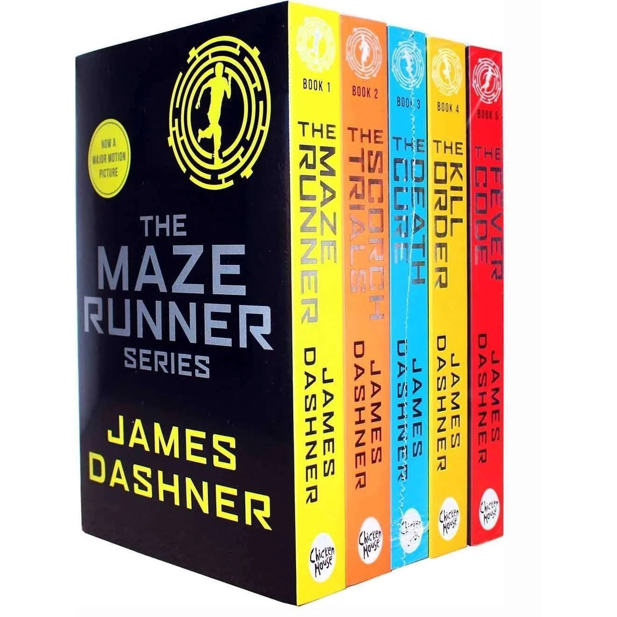 Maze Runner Series – Complete 5 Book Collection: The Maze Runner, The Scorch Trials, The Death Cure & More - By James Dashner - Paperback
