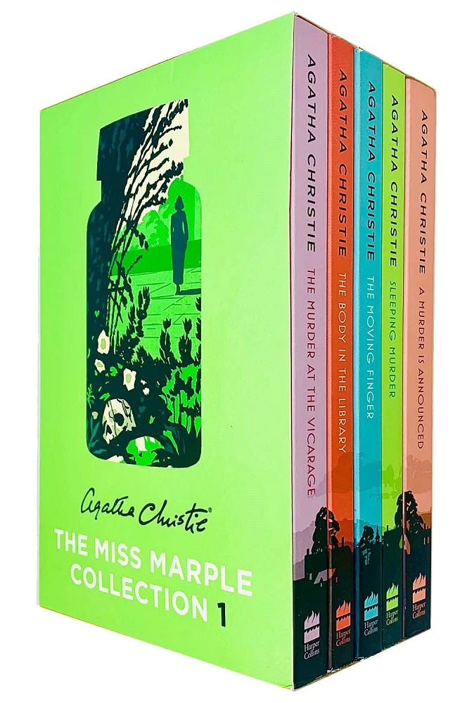Miss Marple Mysteries – 5 Book Collection: The Murder at the Vicarage, The Body in the Library & More - By Agatha Christie - Paperback