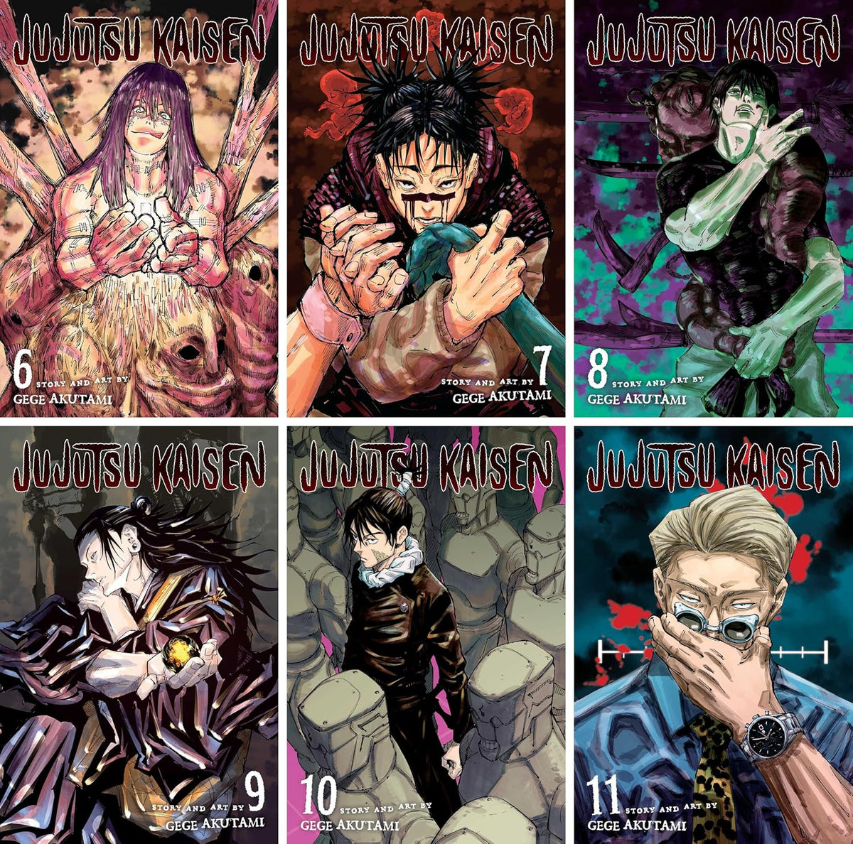 Jujutsu Kaisen – Complete 34 Book Manga Collection: Volumes 0–30, Official Character Guide & More - By Gege Akutami - Paperback