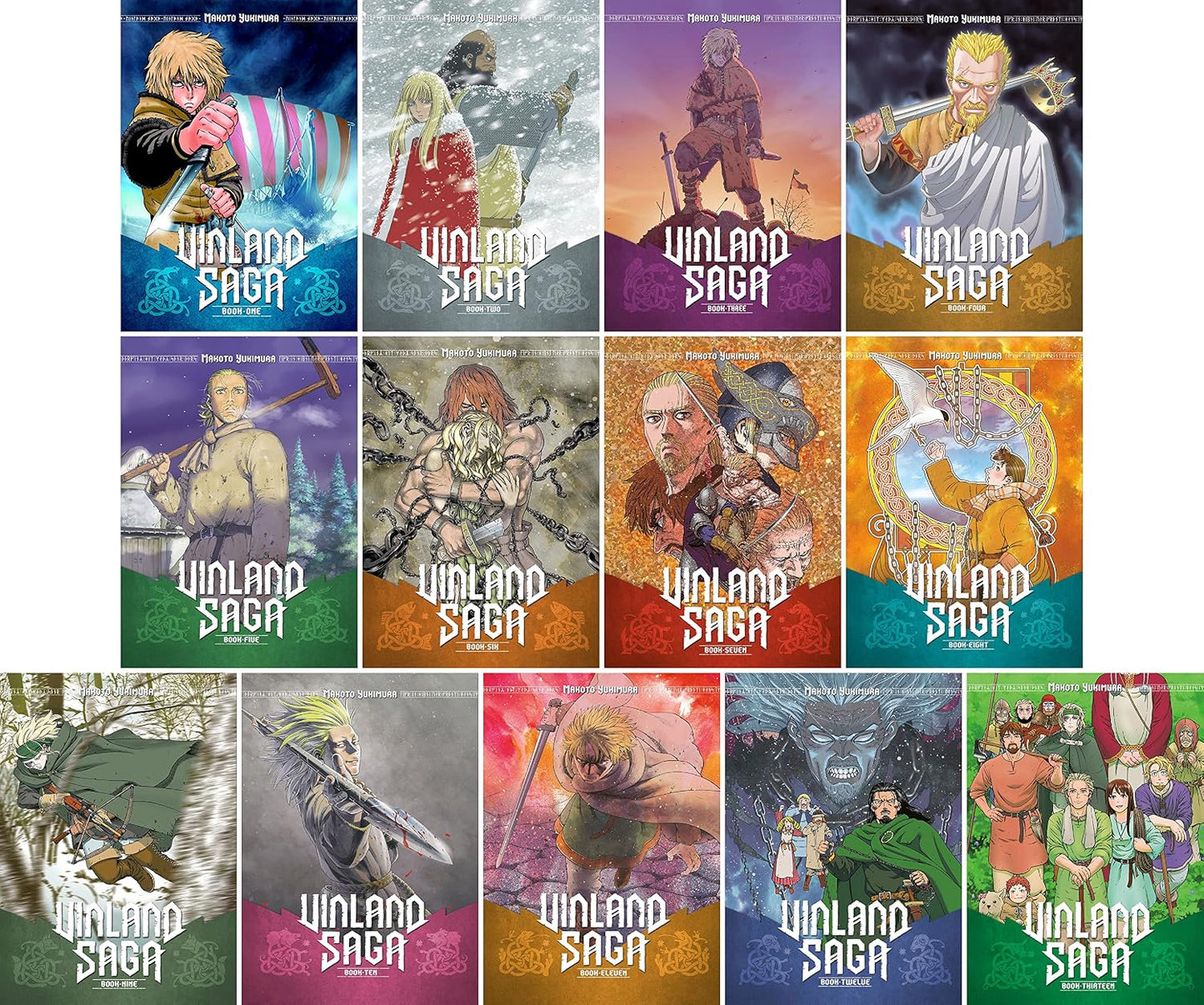 Vinland Saga Manga Set, Volumes 1-14