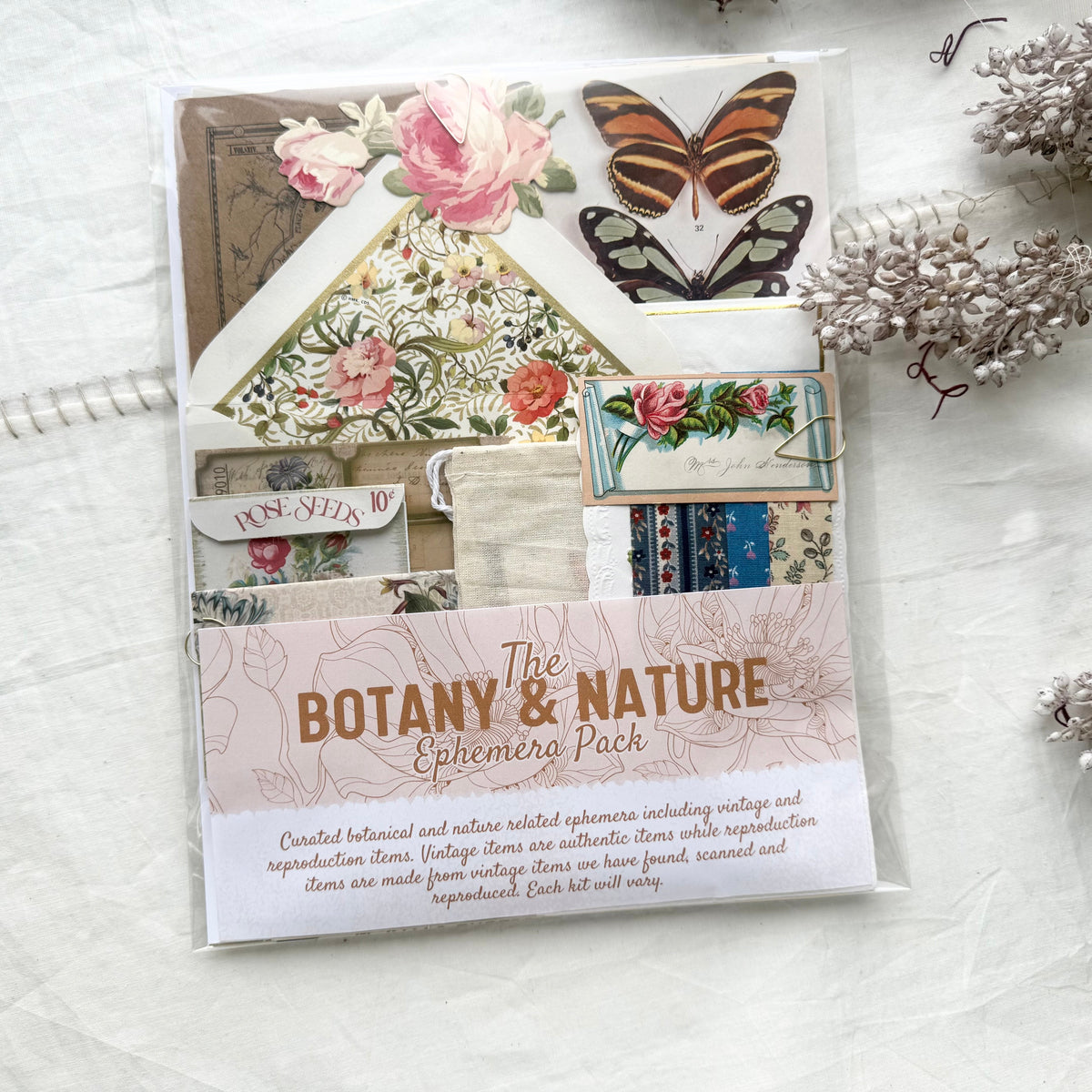 Botanical and Nature Ephemera Kit