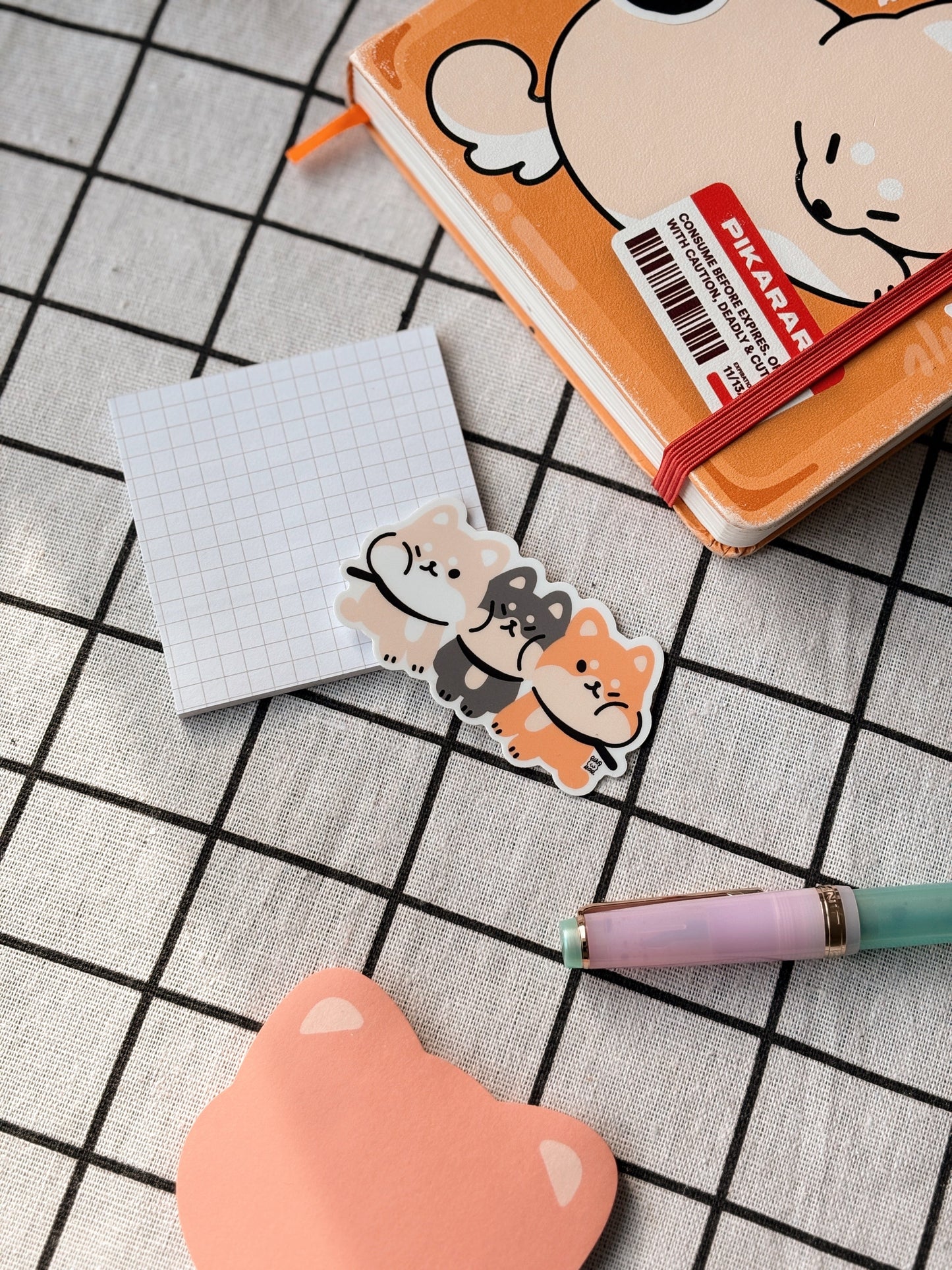 Triple Threat Sticker