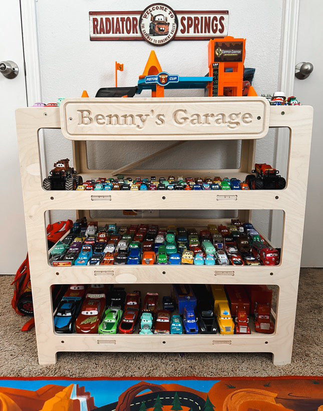 CADEN- Toy Car Ramp + Storage (Copy)