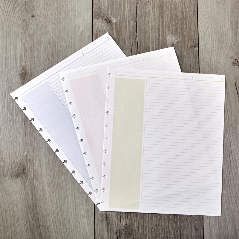 Circa Shaded Annotation Ruled Discbound Refill (100 sheets)