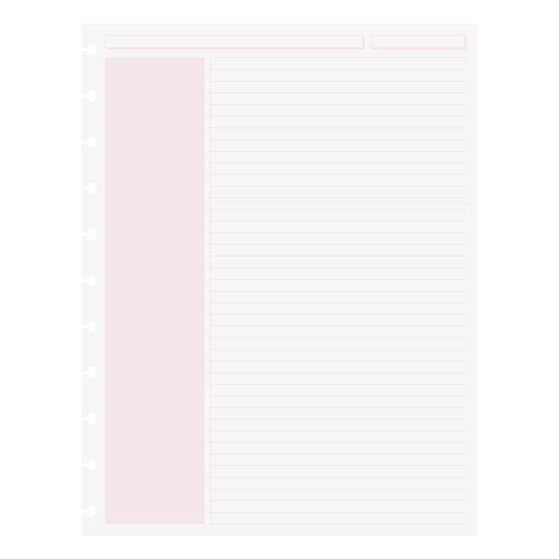 Circa Shaded Annotation Ruled Discbound Refill (100 sheets)