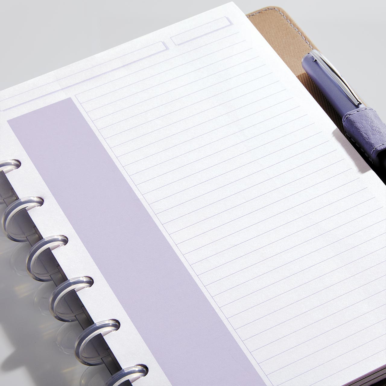 Circa Shaded Annotation Ruled Discbound Refill (100 sheets)