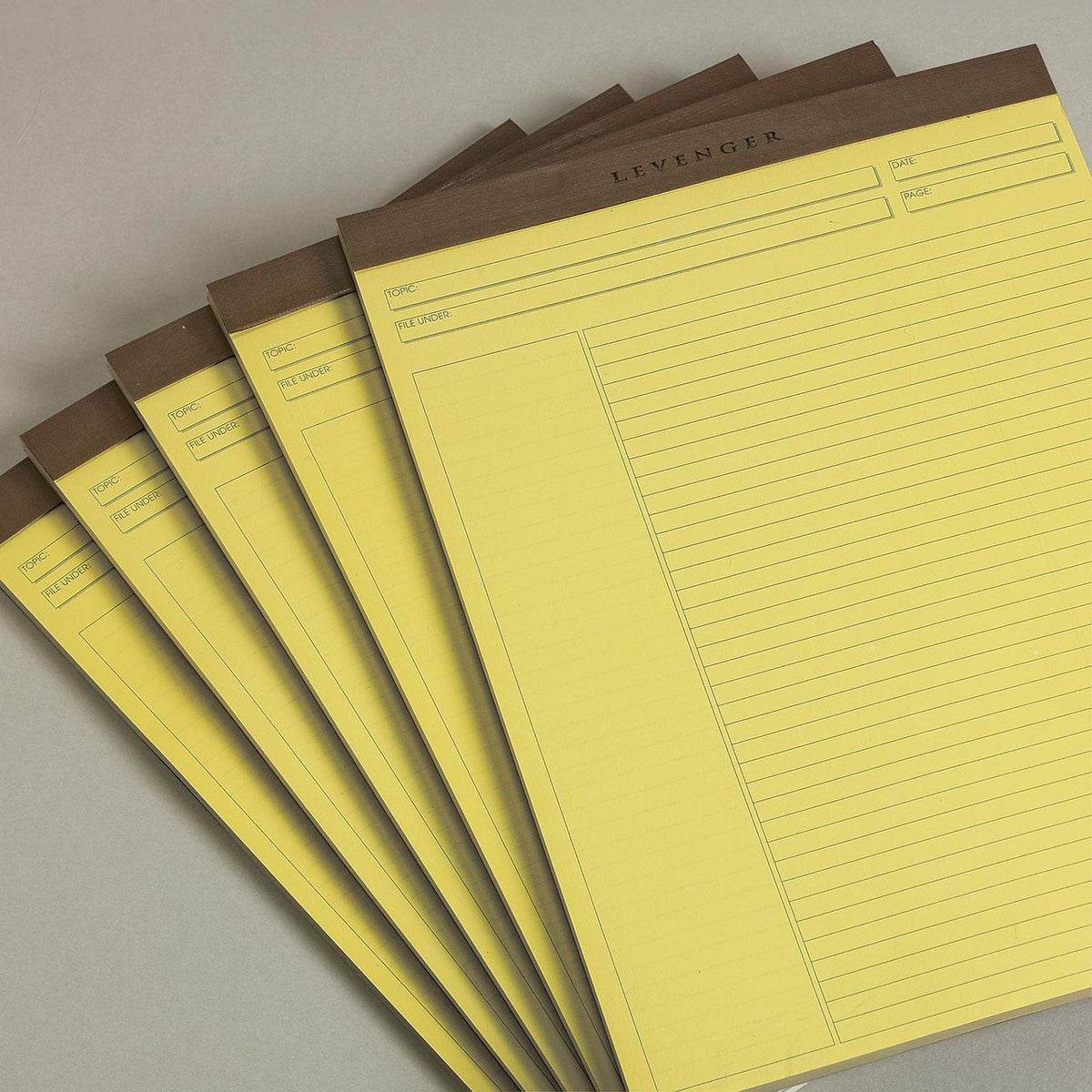 Freeleaf Yellow Annotation Ruled Pads (set of 5)