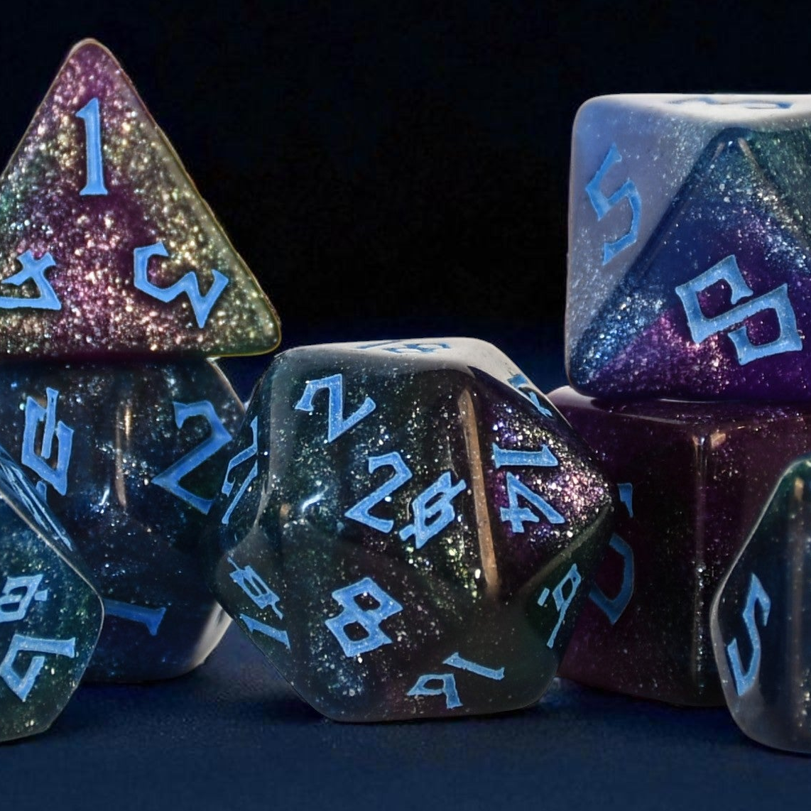 Pre-Order || Andromeda Acrylic Dice Set