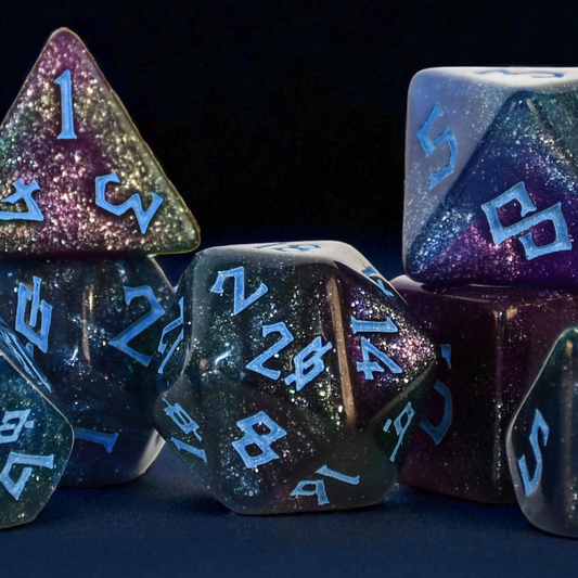 Pre-Order || Andromeda Acrylic Dice Set